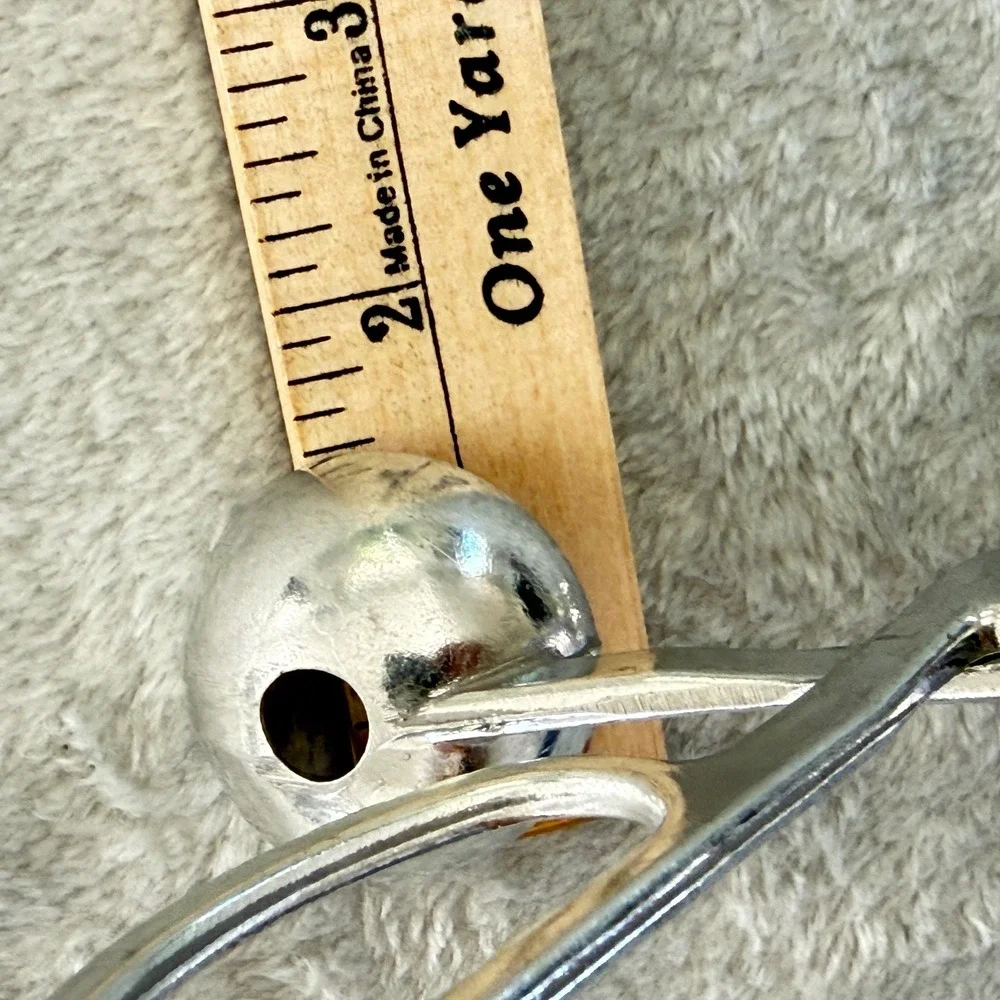 Vintage Meatball Scoop Tongs Taiwan Metal Kitchen Melon Ice Cream‎ Tool